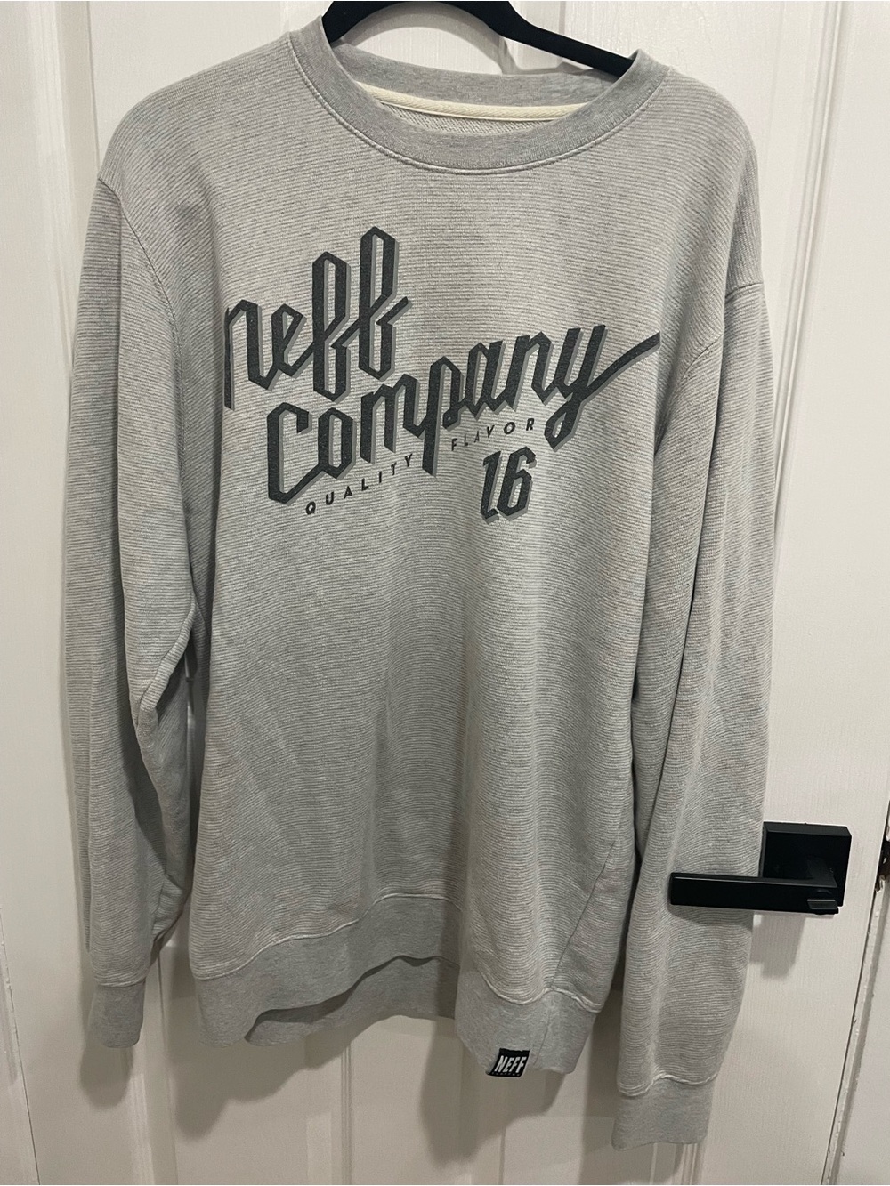 Neff gray sweater size medium
